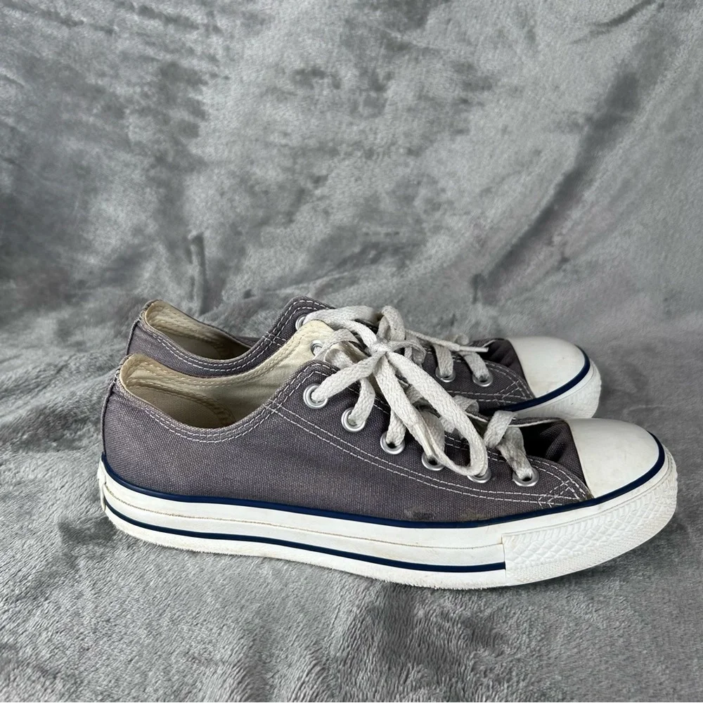 Converse All Star Low Top Sneakers Mens 6 Womens 8 Faded Navy Blue Chuck Taylors - Picture 7 of 13